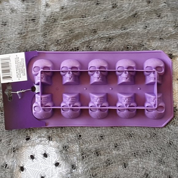 COPY- 💀 Skeleton Skulls Silicone Mold Chocolates Ice Tray Jello Shots Halloween - Picture 2 of 13